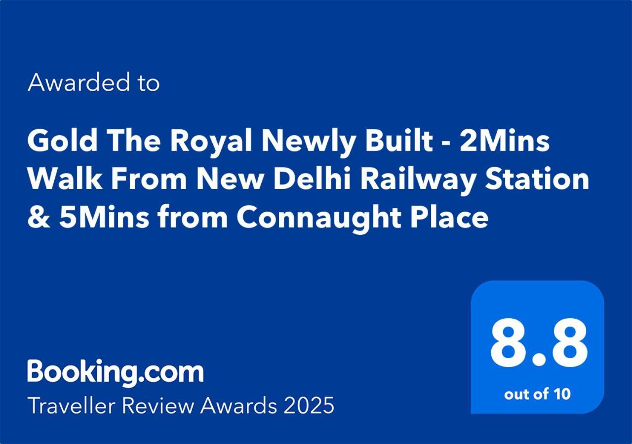 Newly Built Gold The Royal With Rooftop Restaurant - 2Mins Walk From New Delhi Rail Station & 5Mins From Connaught Place Екстер'єр фото
